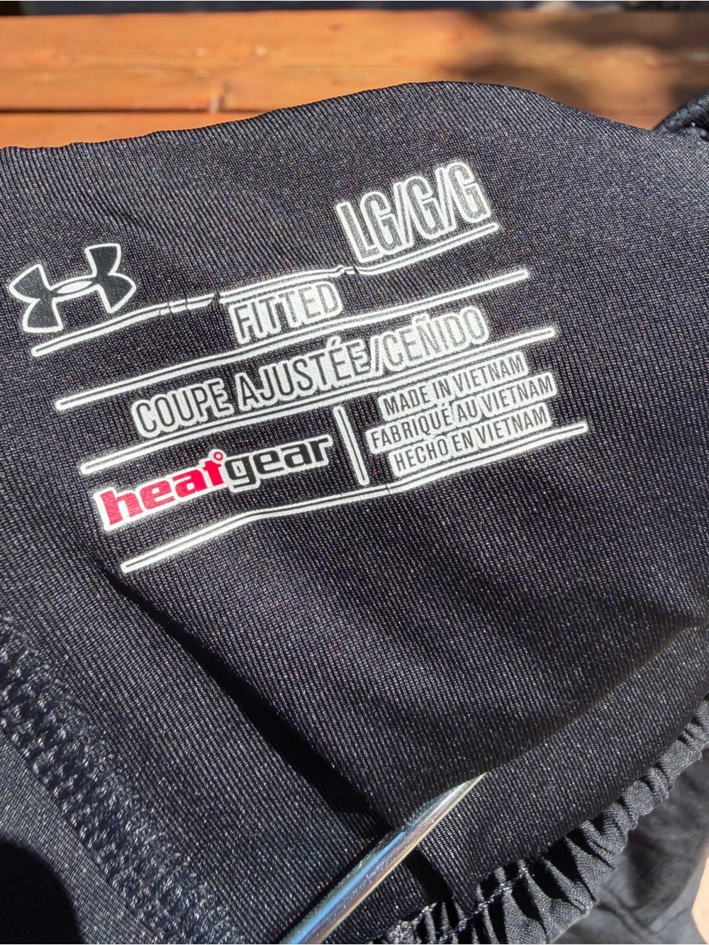 EUC Under Armour Men's Black Lined Running Shorts Drawstring Large Heat Gear